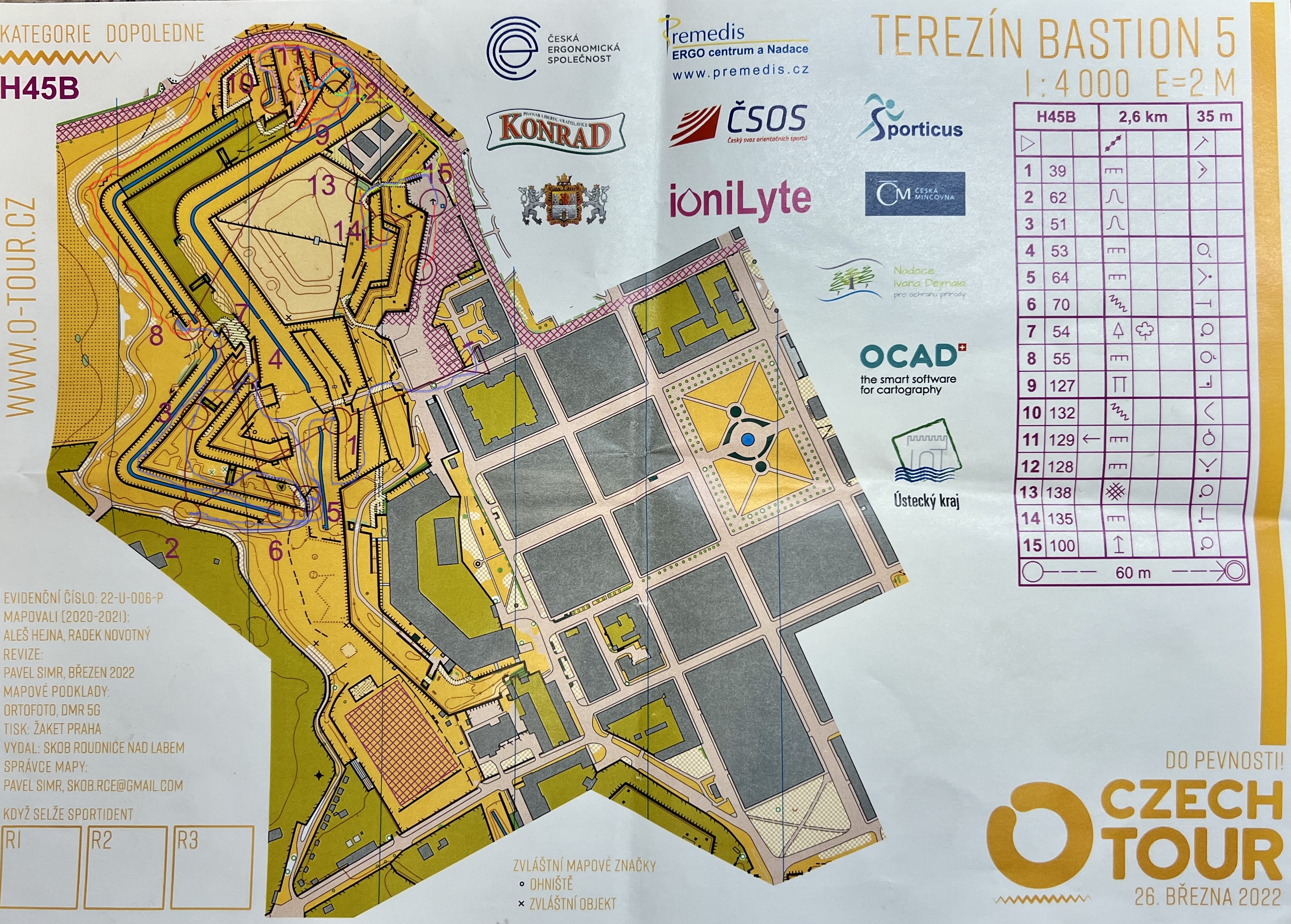 O-Tour E1 Terezín (26.03.2022)
