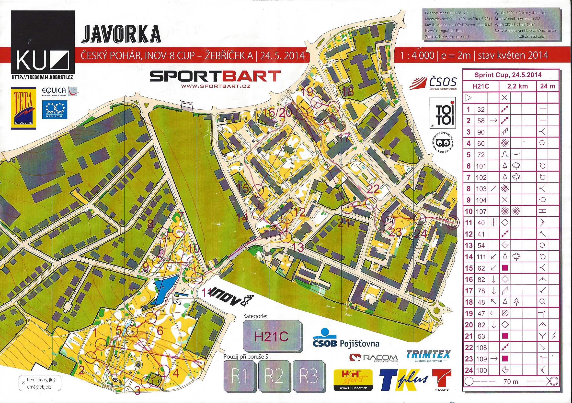 ČP sprint - Česká Třebová (24/05/2014)