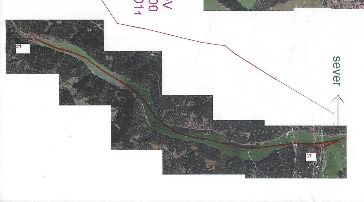 Bruslařský OB - Zvíkov / mapa 2 (2012-02-12)