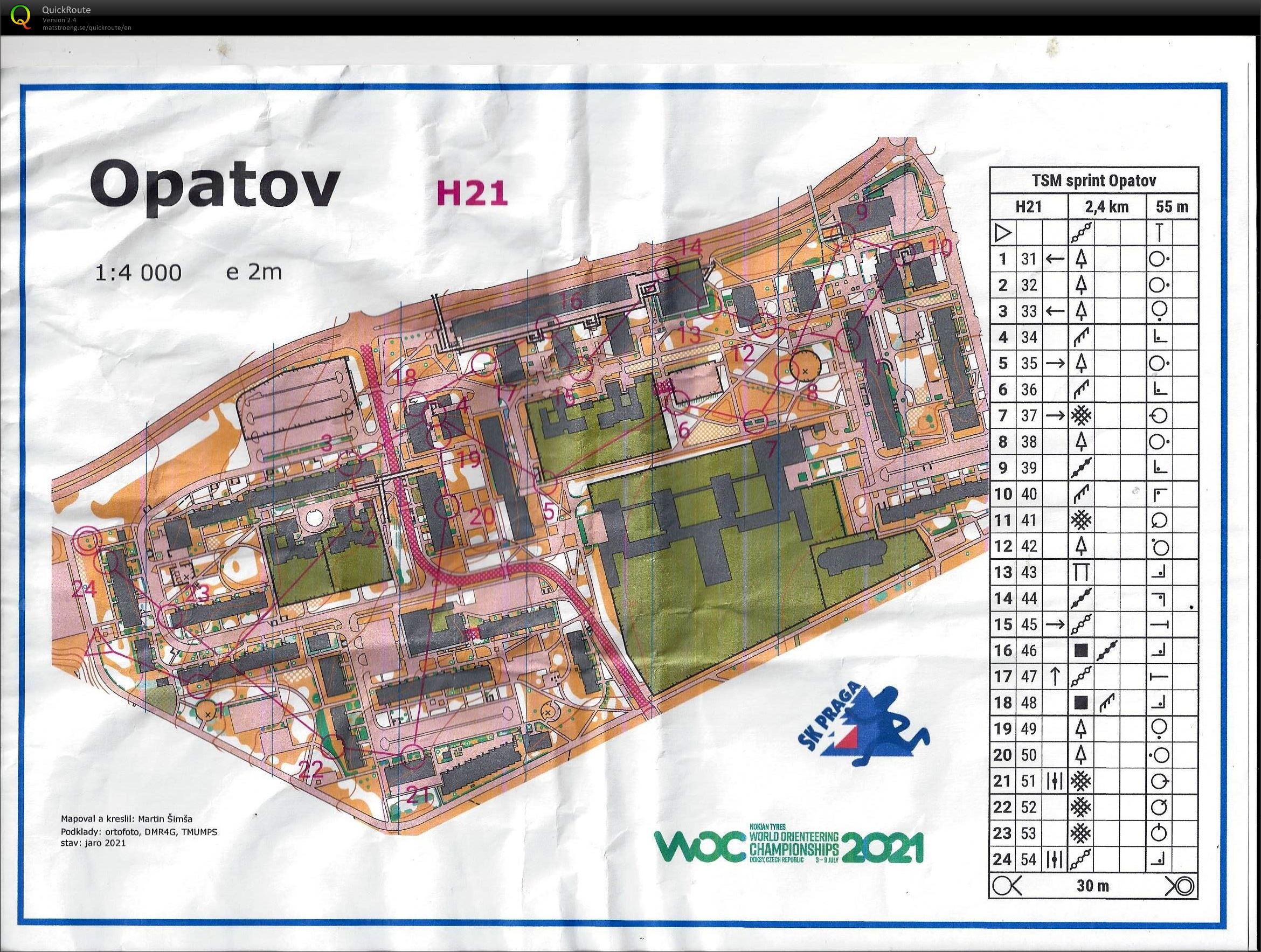 Pražská sprintová liga 5 - Opatov / H21 (02-05-2021)