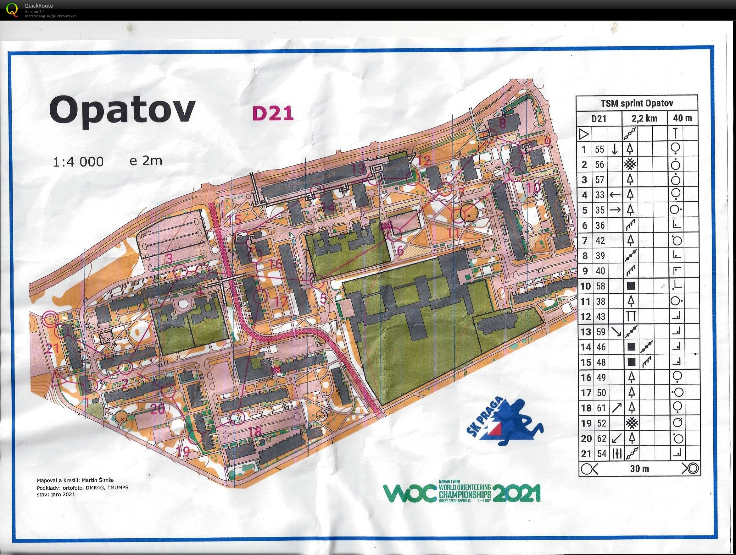 Pražská sprintová liga - Opatov / D21 (2021-05-02)