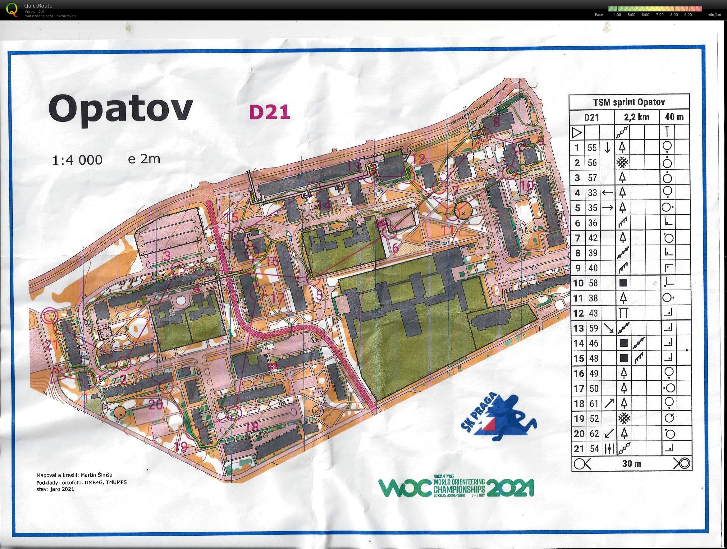 Pražská sprintová liga - Opatov / D21 (02.05.2021)